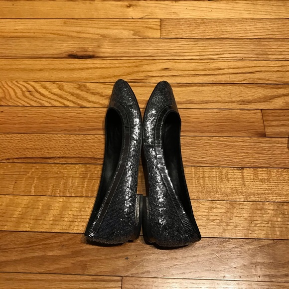 ✅Sequins Shiny Point slip on Talbots leather ballet - Picture 4 of 9